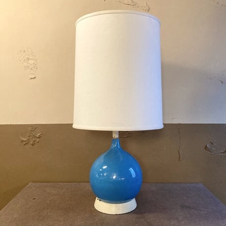 TURQUOISE COLOR VINTAGE LAMP