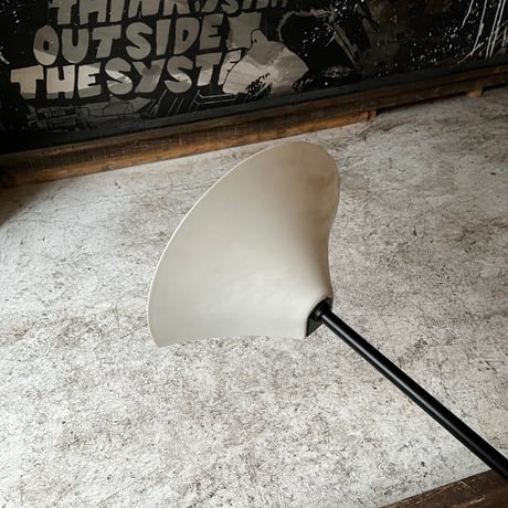 JAPAN USED “NATIONAL” PLASTIC SHADE METAL FRAME FLOOR LAMP