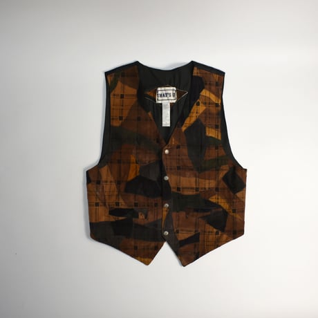 USED "THAT'S IT" PATCH WORK VEST