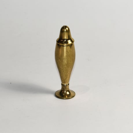 VINTAGE DIRILYTE BRASS SALT & PAPER SHAKERS