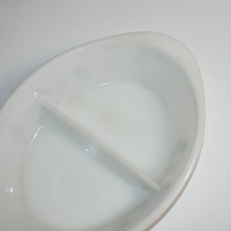 USED FLOWER PRINT GLASS TRAY