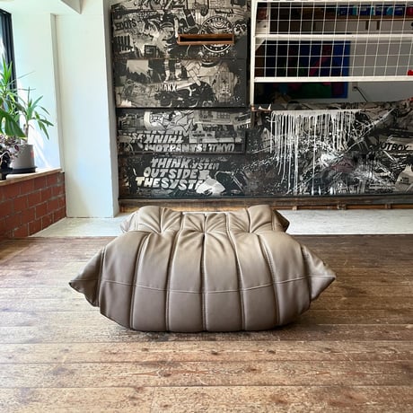 USED "LIGNE ROSET" TOGO OTTOMAN