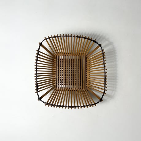 USED HANDMADE BAMBOO BASKET