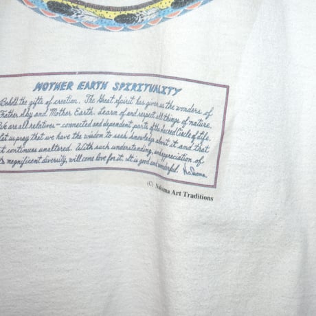 USED 90'S "NAKOMA ART TRADITIONS" T-shirt