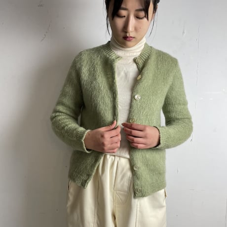 60'S MOHAIR WOOL CARDIGAN