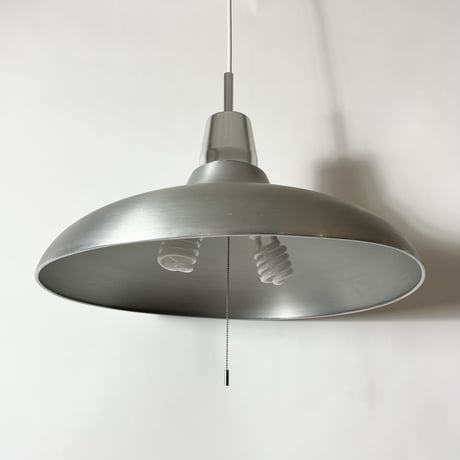 USED ALUMINUM DOME SHADE PENDANT LAMP