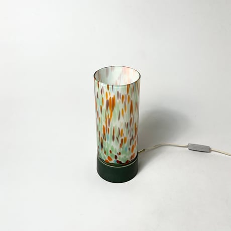 JAPAN USED “KURATA” GLASS SHADE TABLE LAMP