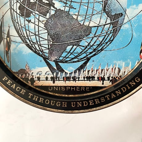 USED “NY WORLD’S FAIR”METAL PLATE