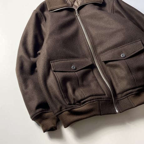 COMFORTABLE REASON "Melton Bomber Jacket"