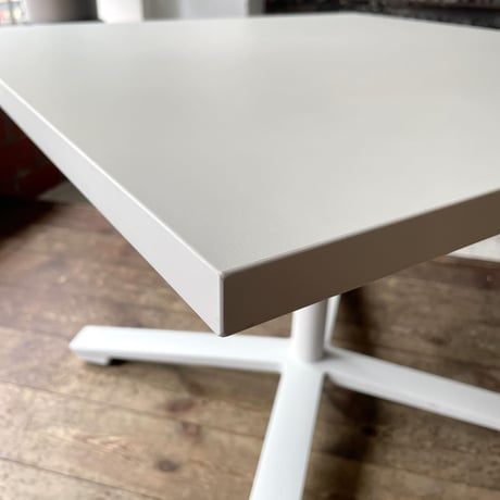 USED WOODEN SQUARE DINING TABLE