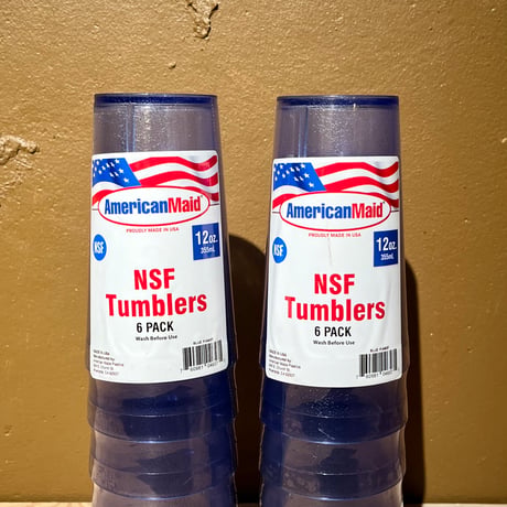 NEW “AMERICAN MAID / NSF TUMBLERS”