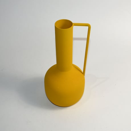 USED IRON FLOWER VASE