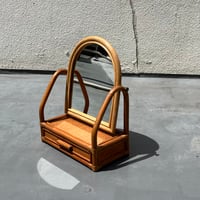 USED RATTAN TABLE DRESSER