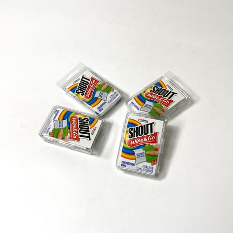 NEW "S.C.JOHNSON / SHOUT WIPE & GO"