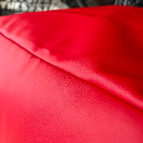 USED VINYL LEATHER BIG CUSHION