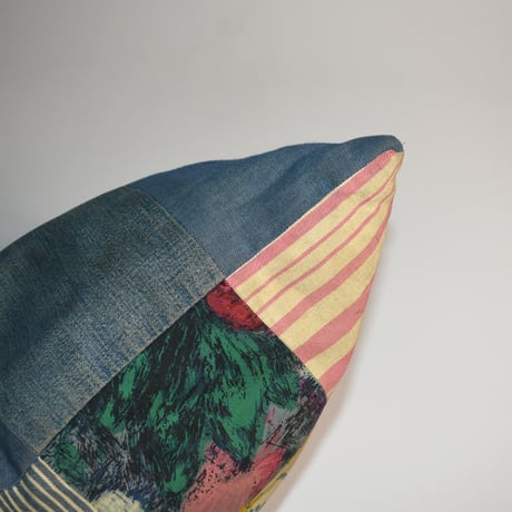 VINTAGE HANDMADE PATCHWORK PILLOW