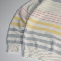 USED 90'S "LAUREN / RALPH LAUREN" BORDER KNIT