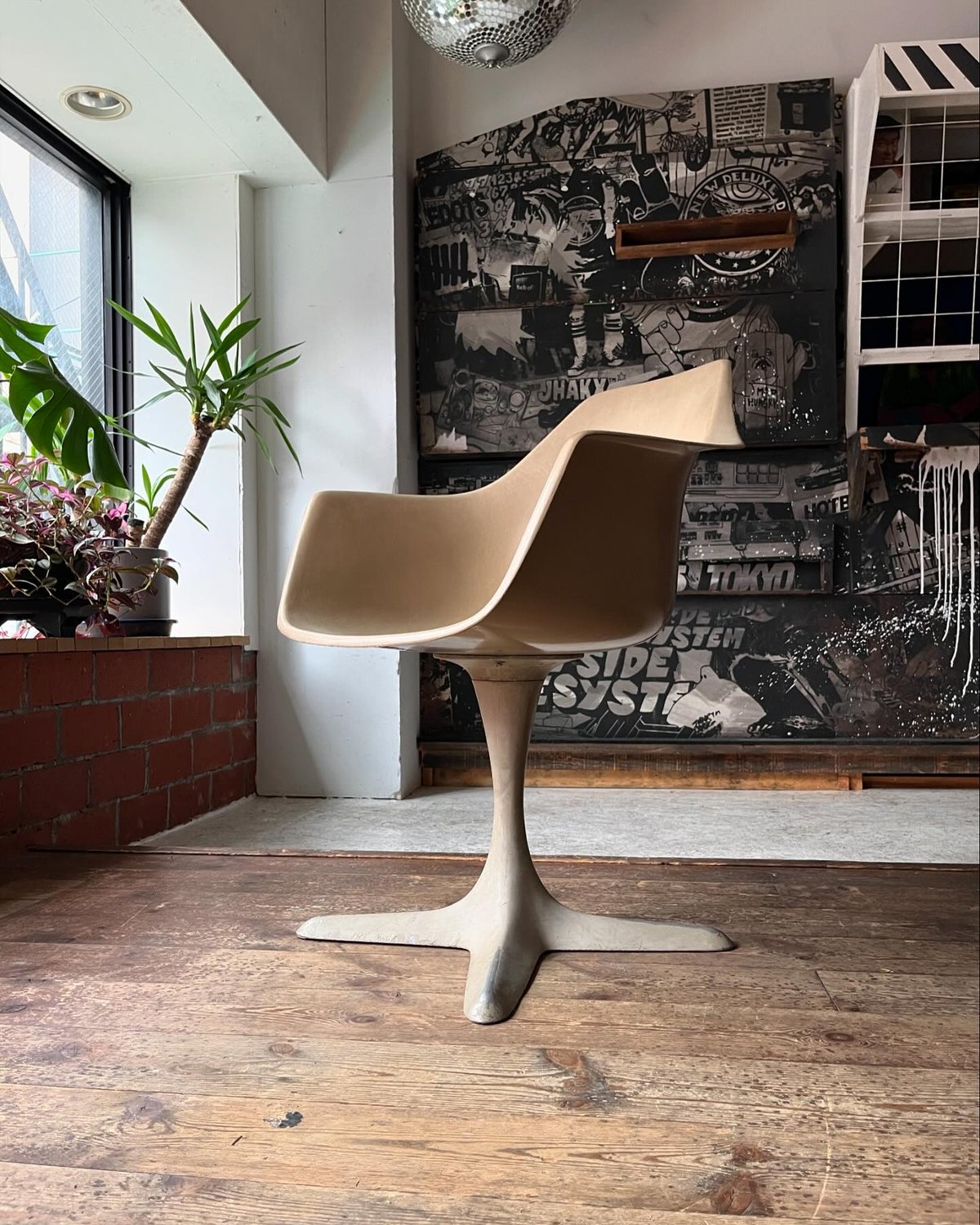 インテリアチェア チューリップチェア スツール 回転椅子 BURKE.INC アメリカ