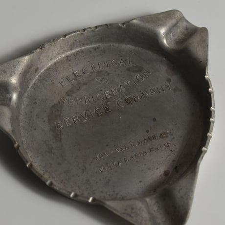 USA VINTAGE HANDMADE ALUMINUM ASHTRAY