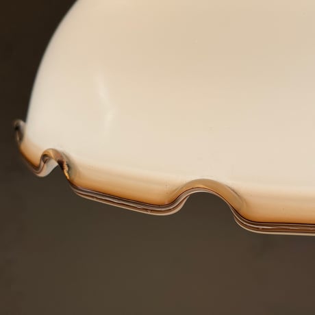 JAPAN USED GLASS SHADE PENDANT LAMP