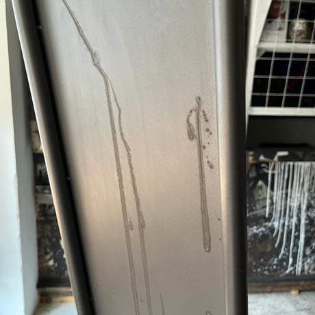 USED STEEL FRAME CARRY STAND MIRROR