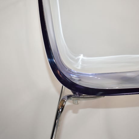 USED "SLIM" ACRYLIC IRON LEG CHAIR
