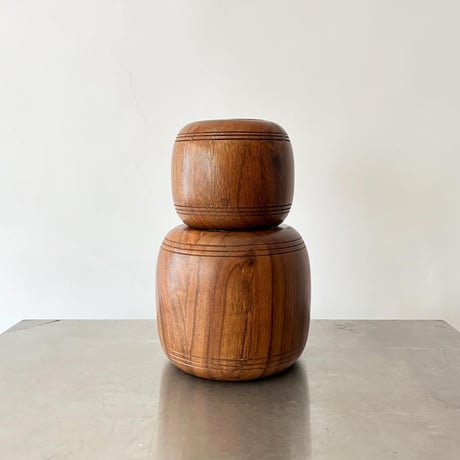 USED WOODEN CANDLE STAND