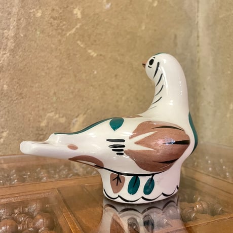 USED CERAMIC BIRD SCULPTURE
