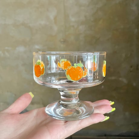 JAPAN NEW “SASAKI GLASS” FRUIT GLASS