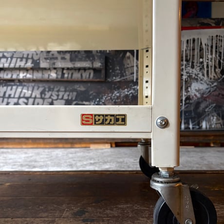 JAPAN USED STAINLESS 3-TIER CARRY WAGON