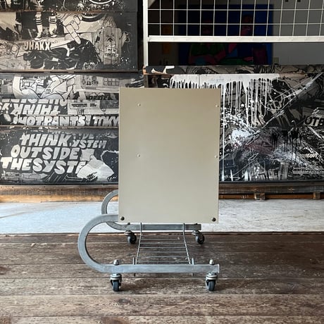 JAPAN USED “GAKKEN” METAL LEG CARRY SHELF