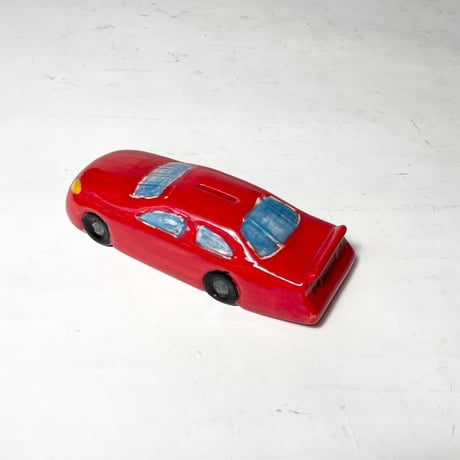 USED CERAMIC CAR PIGGY BANK