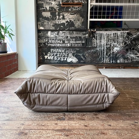 USED "LIGNE ROSET" TOGO OTTOMAN