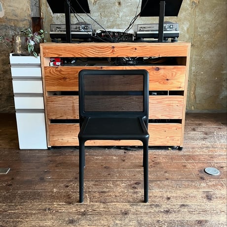 USED "SEGIS" PLASTICS MESH SEAT STACKING CHAIR