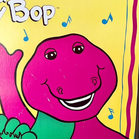 USED “BARNEY & FRIENDS / BARNEY AND BABY BOP” WALL ART