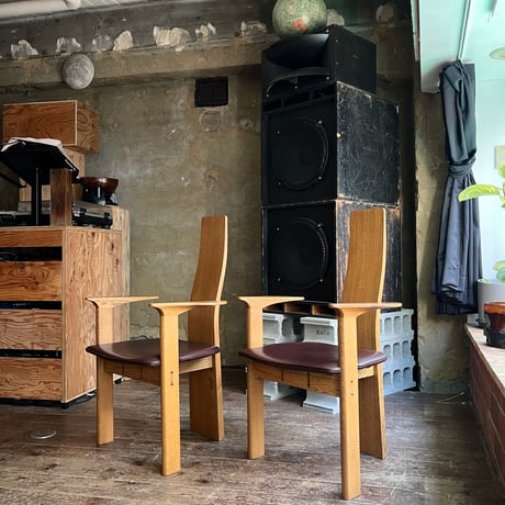 JAPAN USED “TAKUMI KOUGEI / BAN” HIGH BACK CHAIR