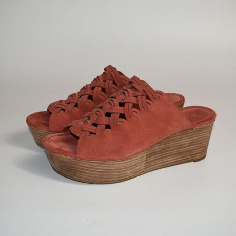 LADIES USED "MICHAEL KORS" SUEDE HEEL SANDAL