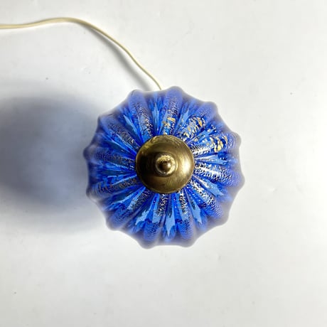 USED GLASS TABLE LAMP