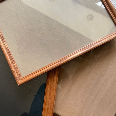 USED WOODEN PHOTO FRAME