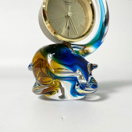 JAPAN USED GLASS STAND CLOCK
