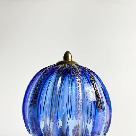 USED GLASS TABLE LAMP