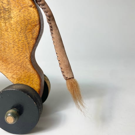 USED LION WOODEN TOY