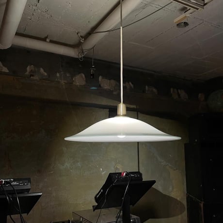 USED GLASS SHADE PENDANT LAMP