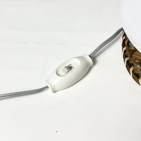 JAPAN VINTAGE 70'S "KOIZUMI" GLASS SHADE CEILING LAMP