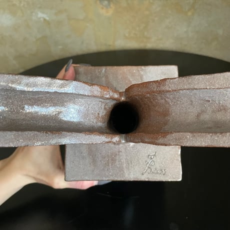 USED CERAMIC FLOWER VASE