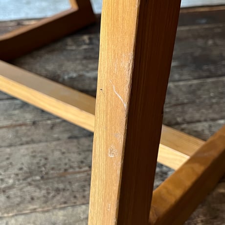 VINTAGE 70’S WOODEN FRAME FABRIC ROCKING CHAIR