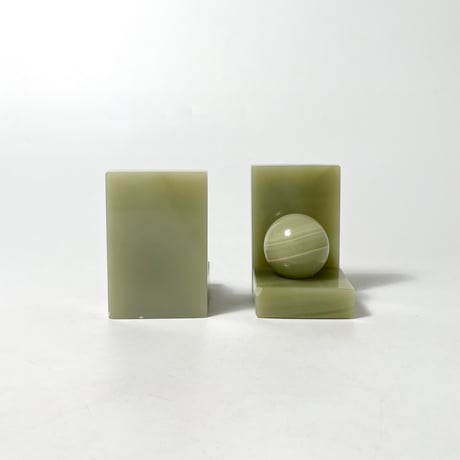 USED MARBLE BOOKEND