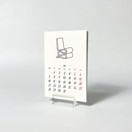 TAKESHI WADA "2025 VTG CHAIR COLLECTION CALENDAR"