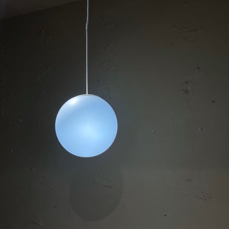 JAPAN USED PLASTICS GLOBE PENDANT LAMP