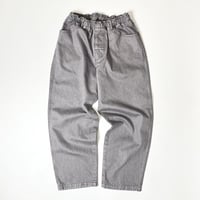 COMFORTABLE REASON  “Fade Denim Slacks”
